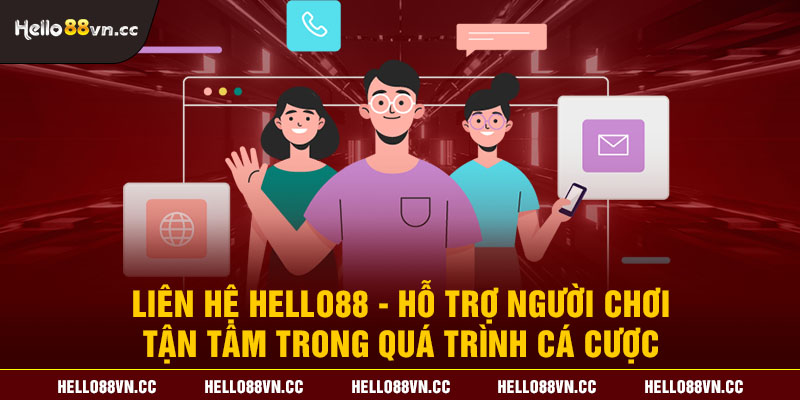 Liên hệ Hello88 - Hỗ trợ người chơi tận tâm trong quá trình cá cược